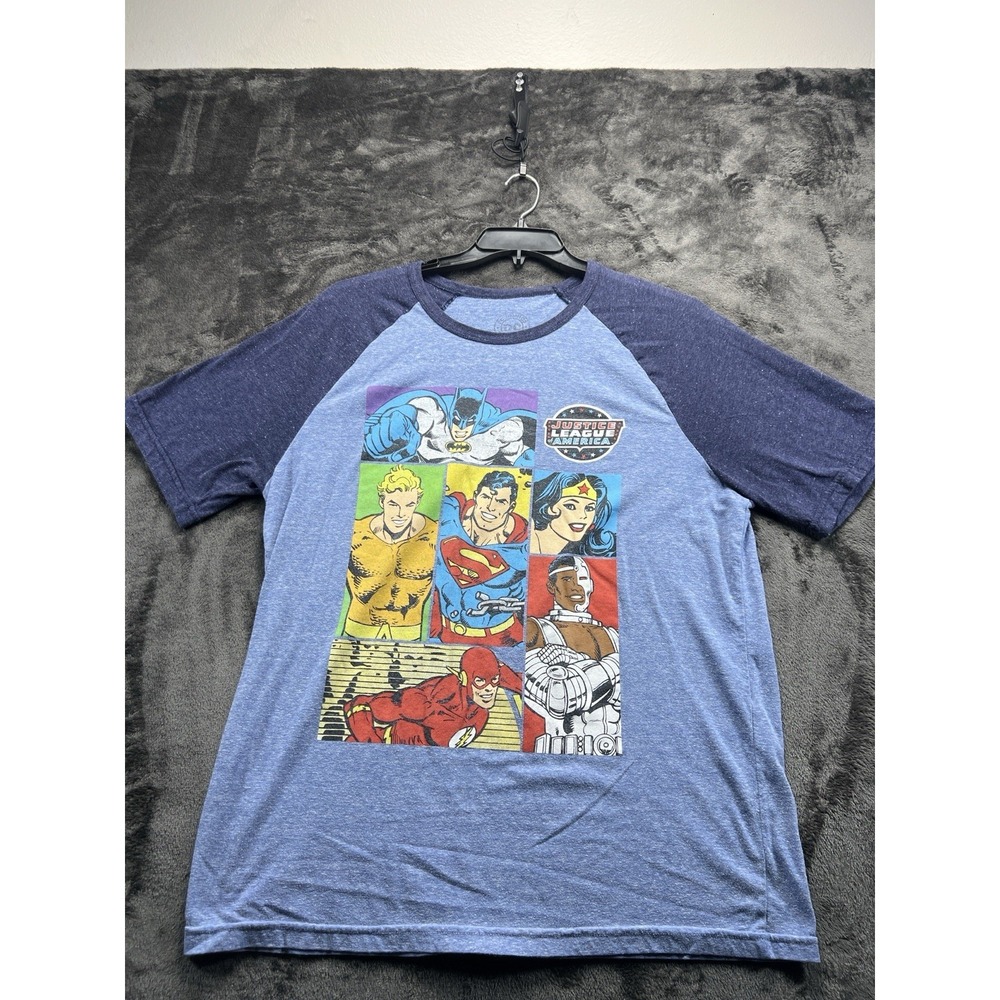 Justice League America Graphic T Shirt 2XL Batman Superman Wonder‎ Woman DC